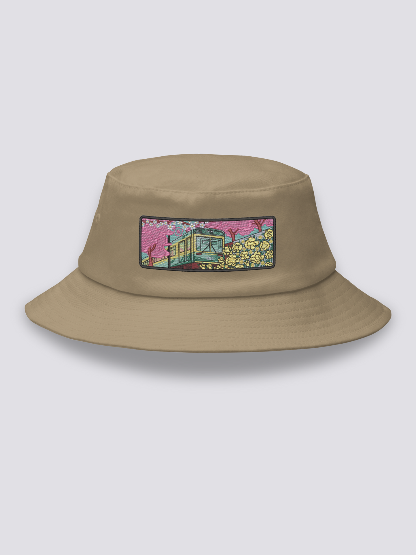 Bucket Hat Japonés Old School Caqui - Ropa Japonesa