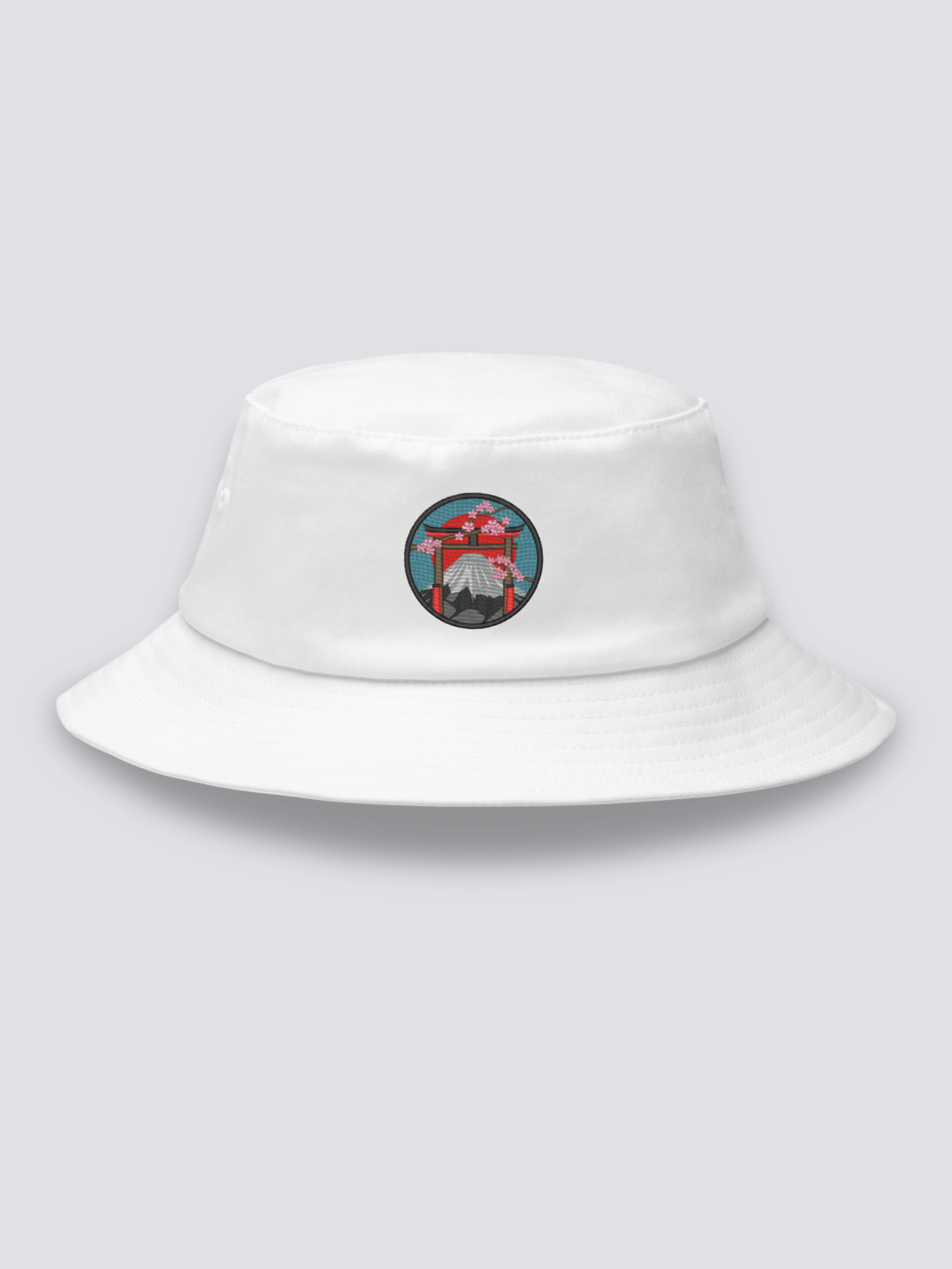 Bucket Hat Japonés Tradicional Blanco - Ropa Japonesa