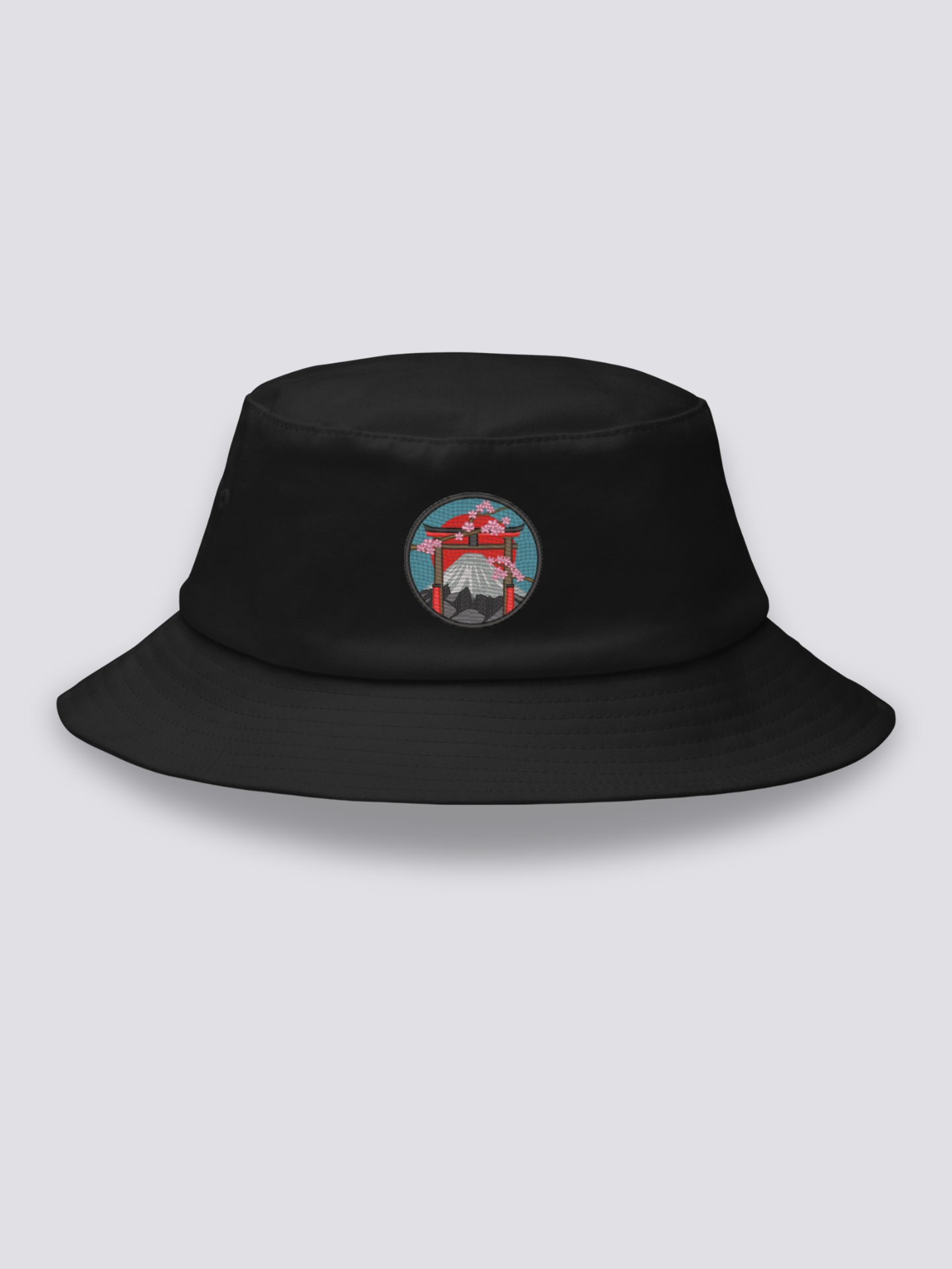 Bucket Hat Japonés Tradicional Negro - Ropa Japonesa