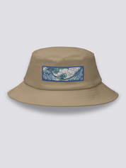 Bucket Hat Kanagawa Caqui - Ropa Japonesa