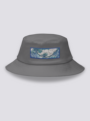 Bucket Hat Kanagawa Gris - Ropa Japonesa