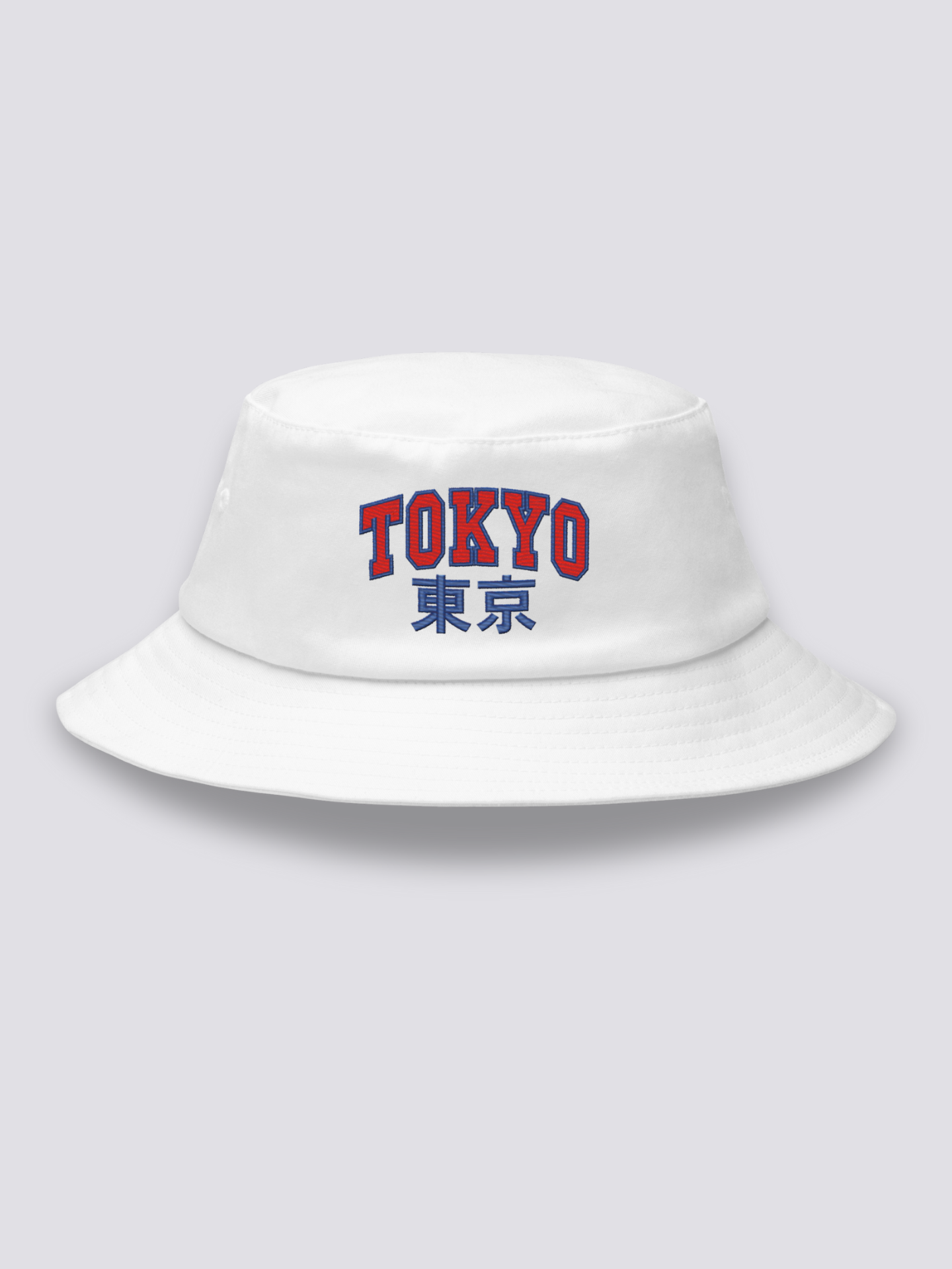 Bucket Hat Logo Tokio Blanco - Ropa Japonesa