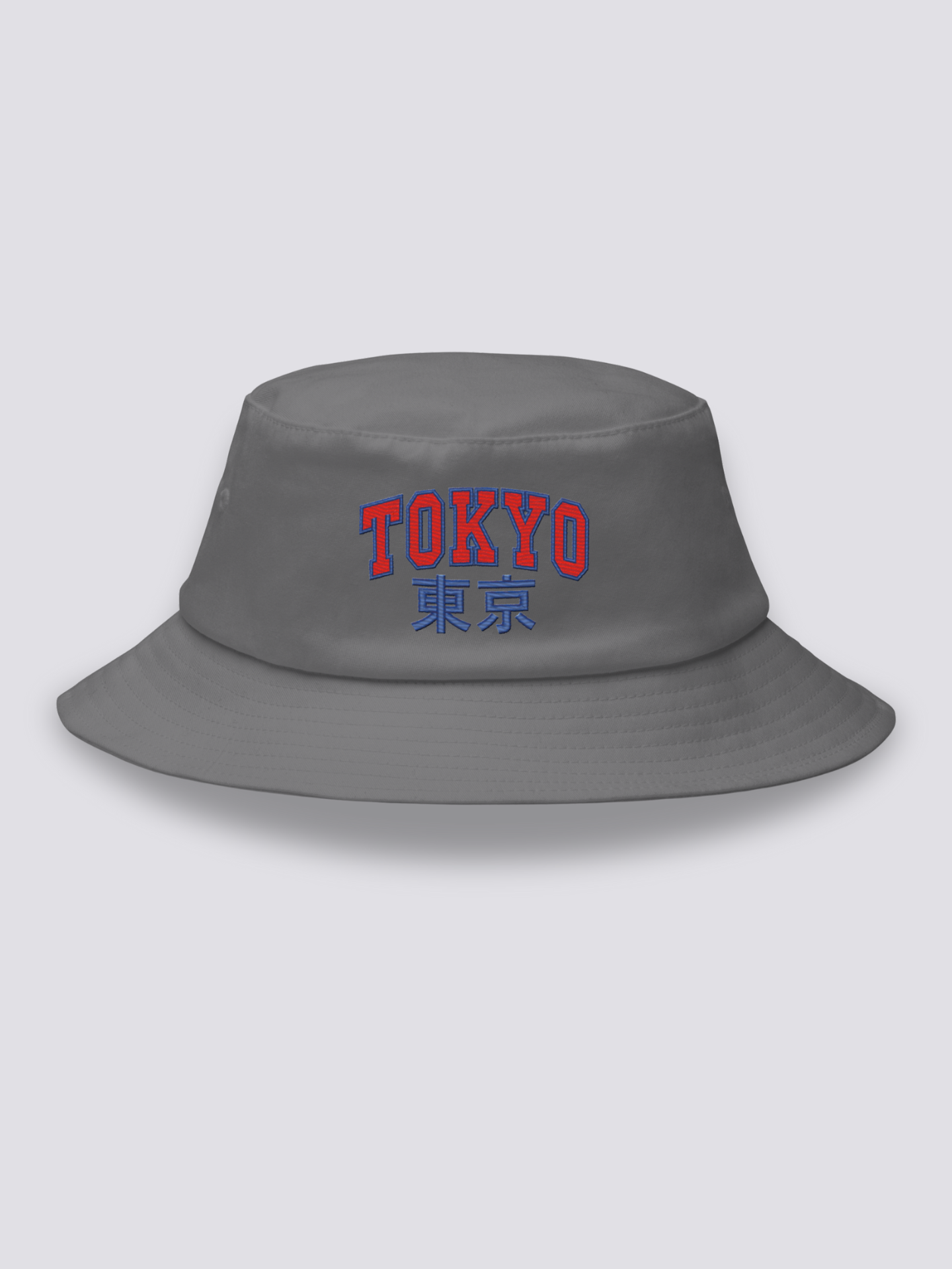 Bucket Hat Logo Tokio Gris - Ropa Japonesa