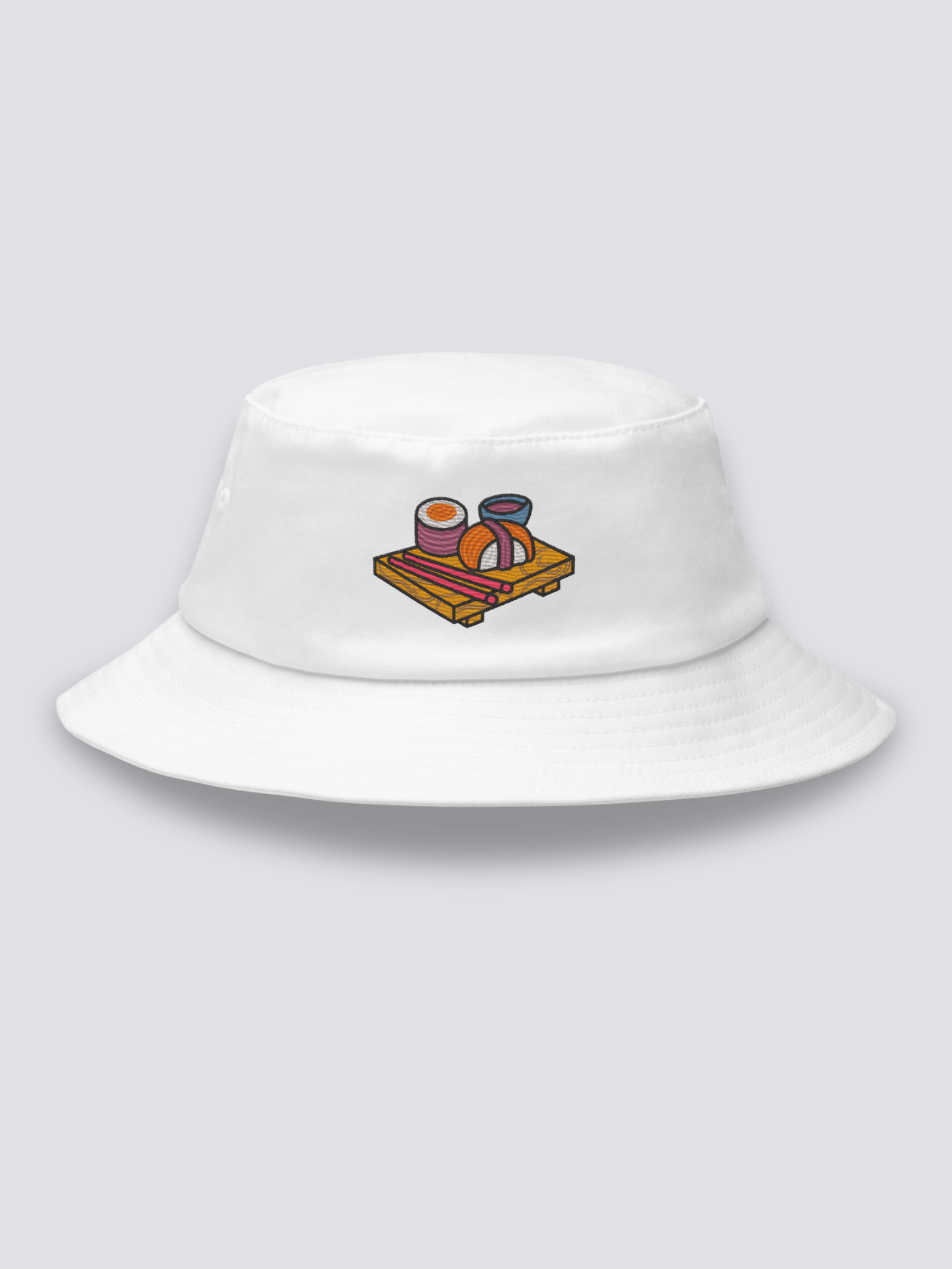 Bucket Hat Maki Nigiri Blanco - Ropa Japonesa