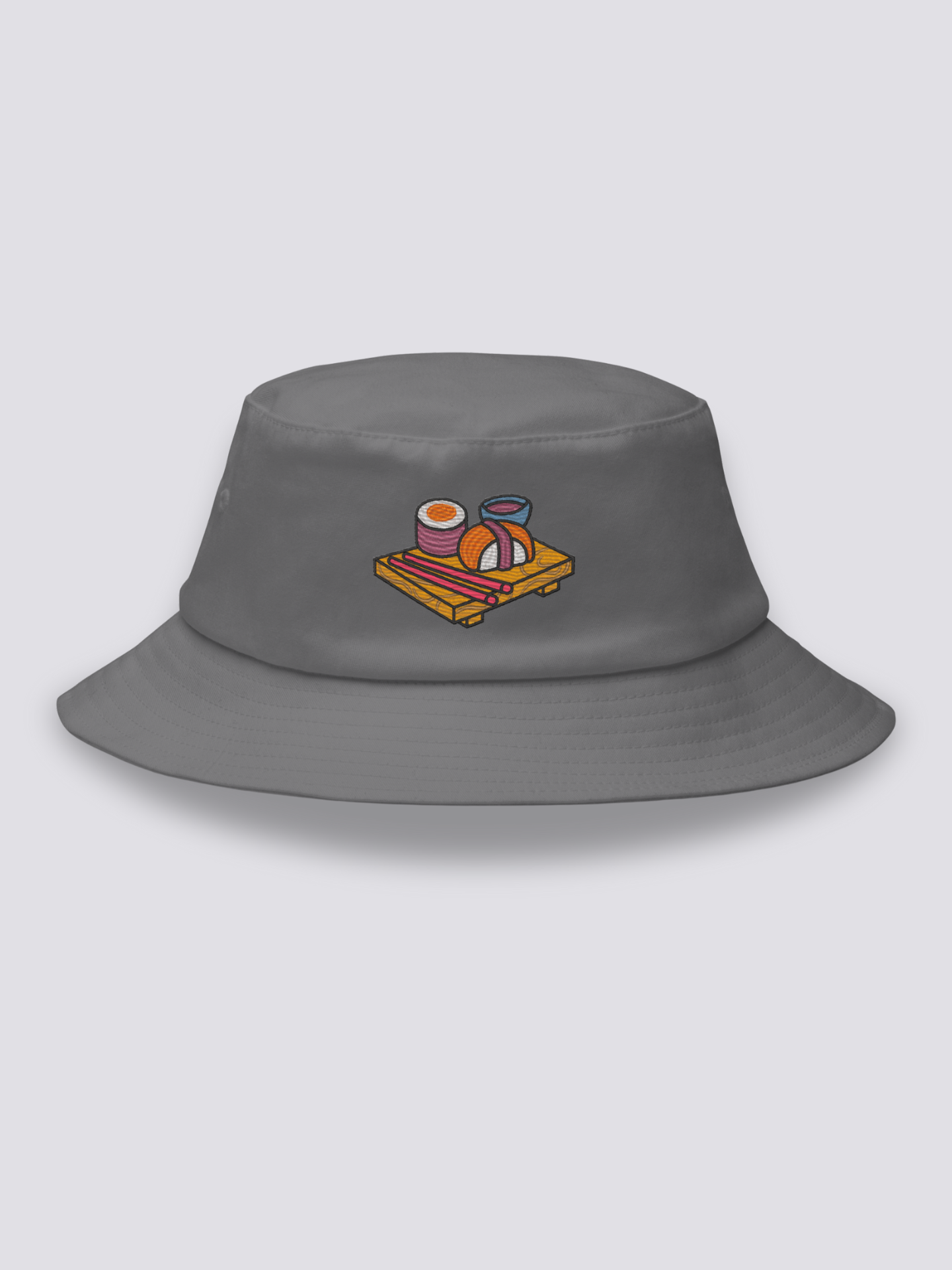 Bucket Hat Maki Nigiri Gris - Ropa Japonesa