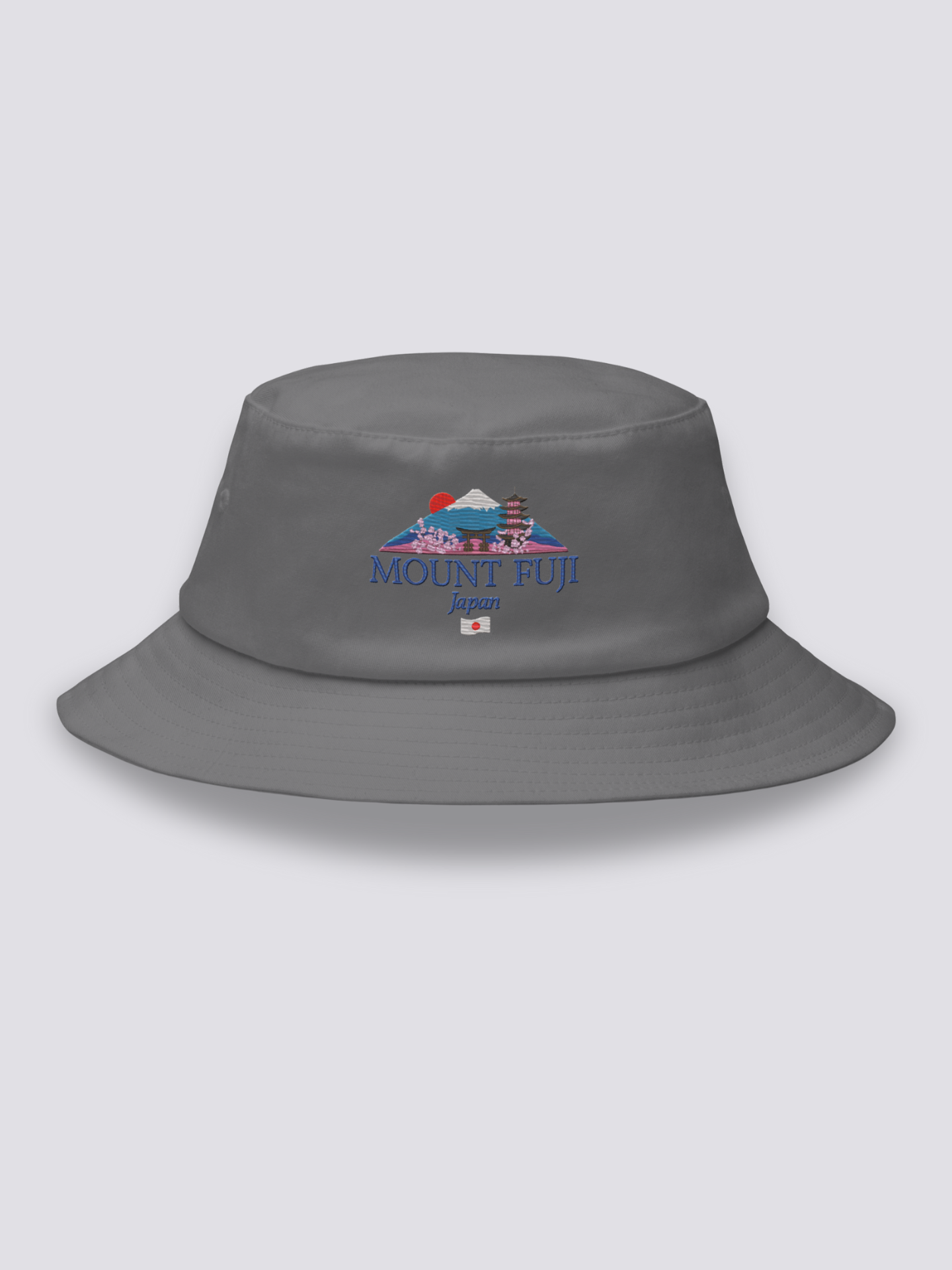 Bucket Hat Monte Fuji Gris - Ropa Japonesa