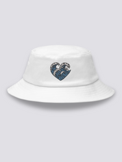 Bucket Hat Olas Japonesas Blanco - Ropa Japonesa