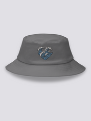Bucket Hat Olas Japonesas Gris - Ropa Japonesa