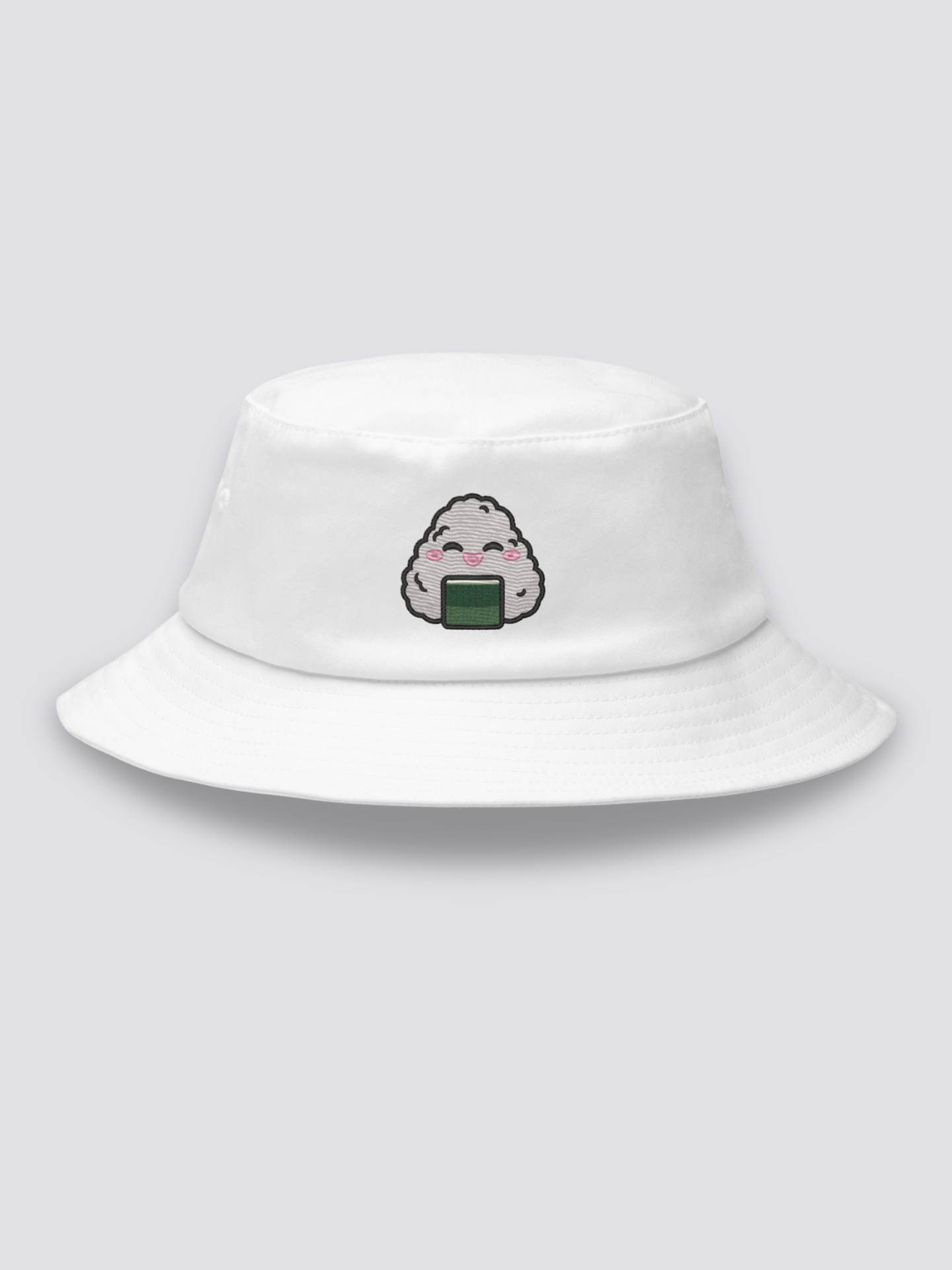Bucket Hat Onigiri Blanco - Ropa Japonesa
