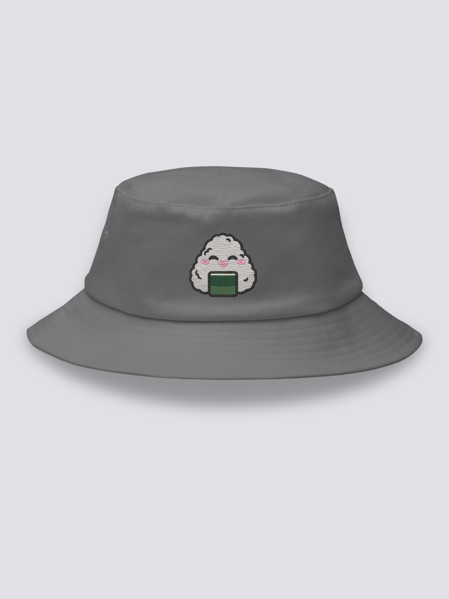 Bucket Hat Onigiri Gris - Ropa Japonesa
