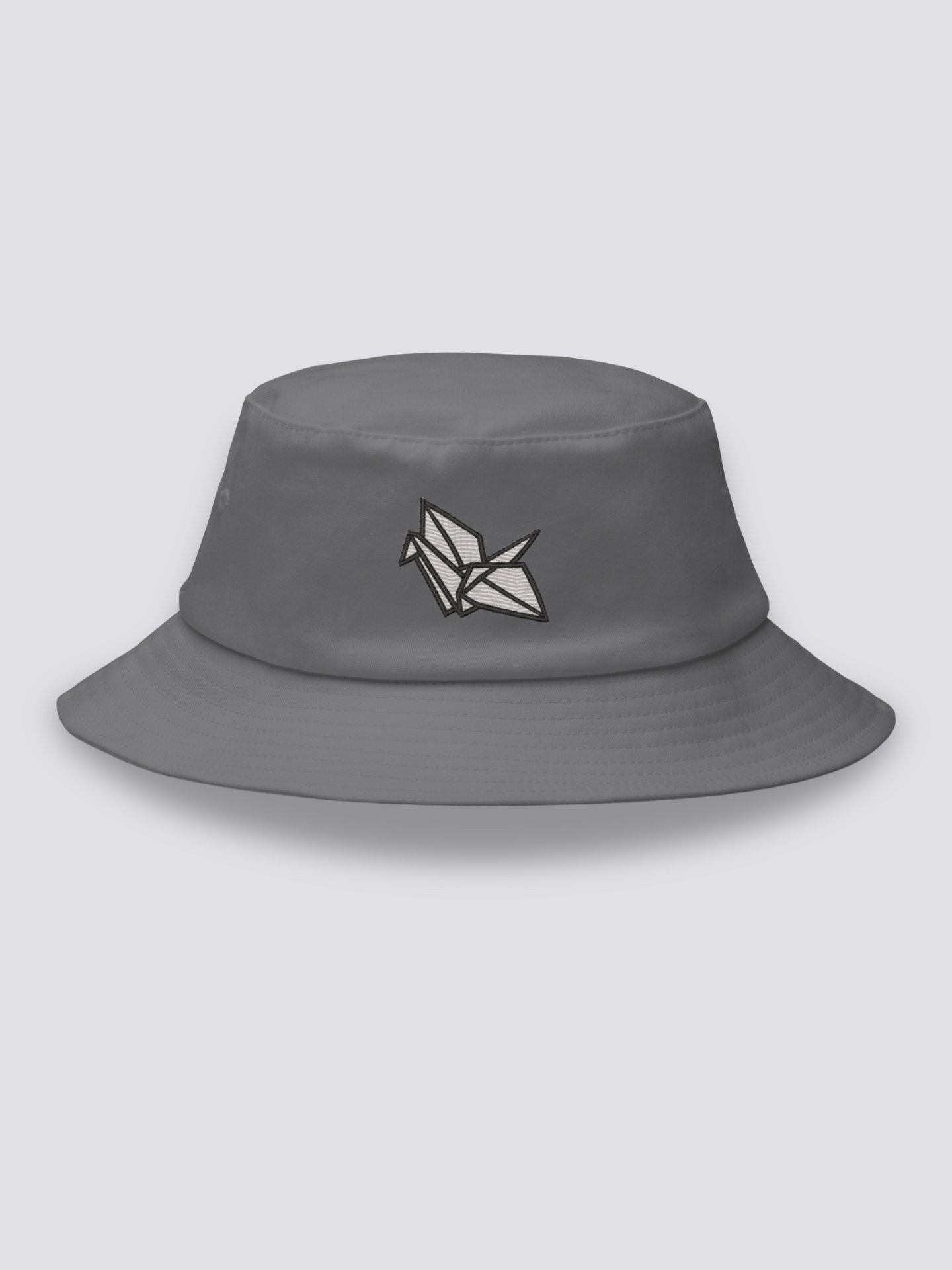 Bucket Hat Origami Gris - Ropa Japonesa