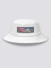 Bucket Hat Paisaje Japonés Blanco - Ropa Japonesa