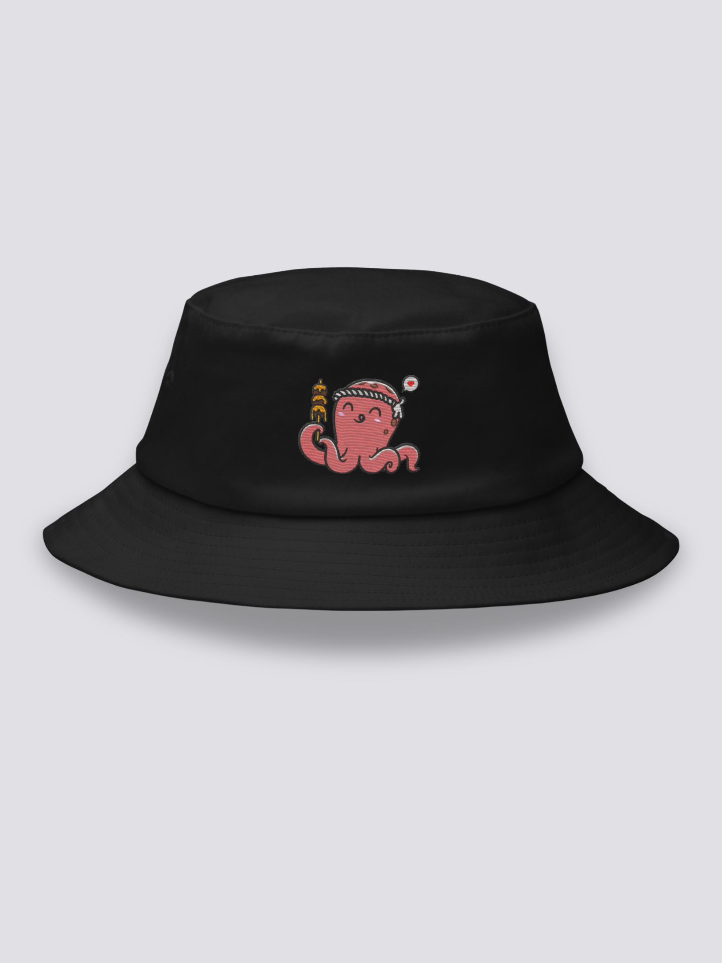 Bucket Hat Pulpo Negro - Ropa Japonesa