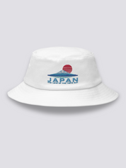 Bucket Hat Rising Sun Blanco - Ropa Japonesa