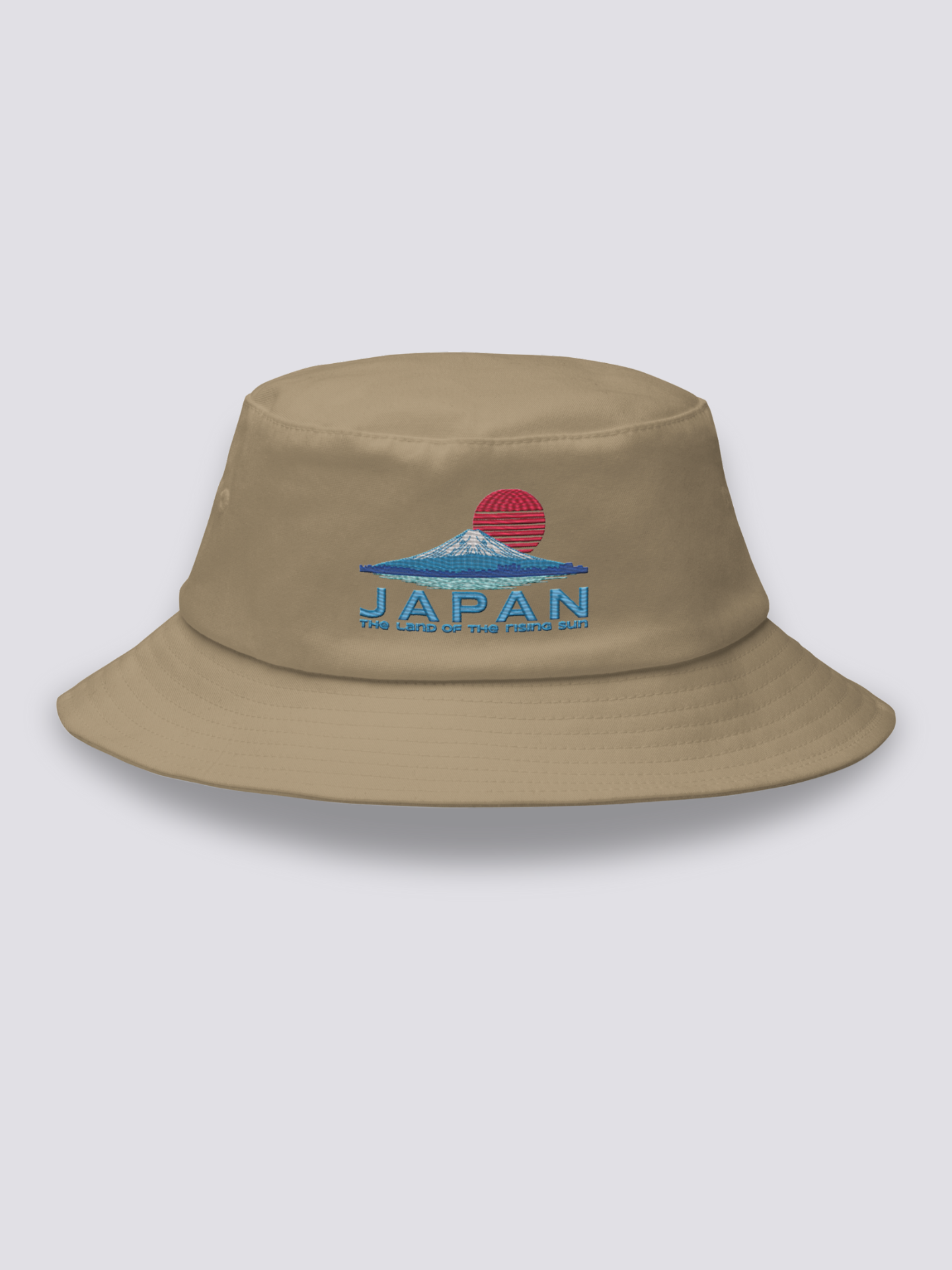 Bucket Hat Rising Sun Caqui - Ropa Japonesa