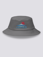 Bucket Hat Rising Sun Gris - Ropa Japonesa