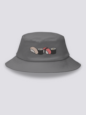 Bucket Hat Sushi Japonés Gris - Ropa Japonesa