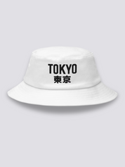 Bucket Hat Tokio Blanco - Ropa Japonesa