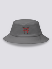 Bucket Hat Torii Gris - Ropa Japonesa