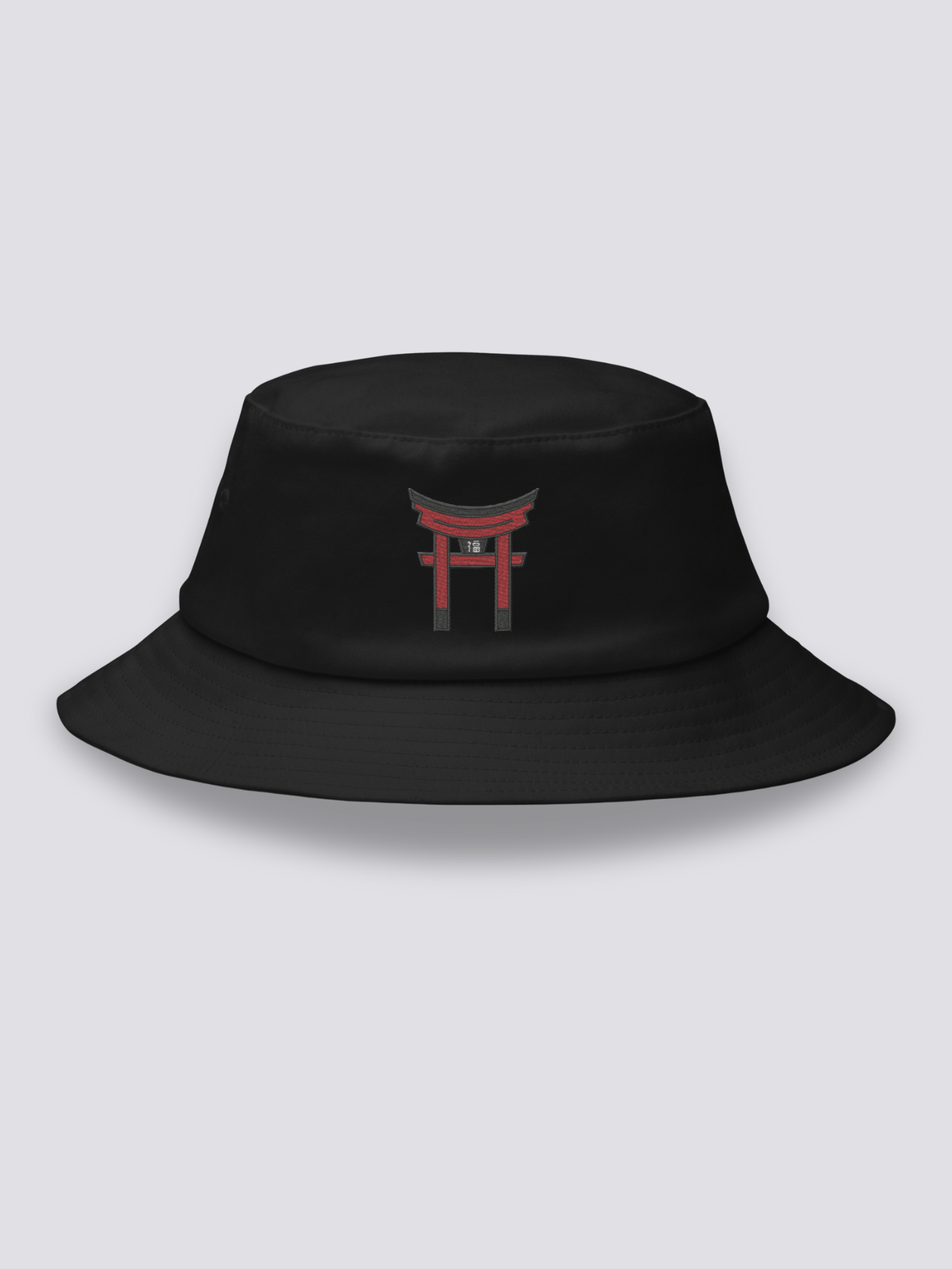 Bucket Hat Torii Negro - Ropa Japonesa