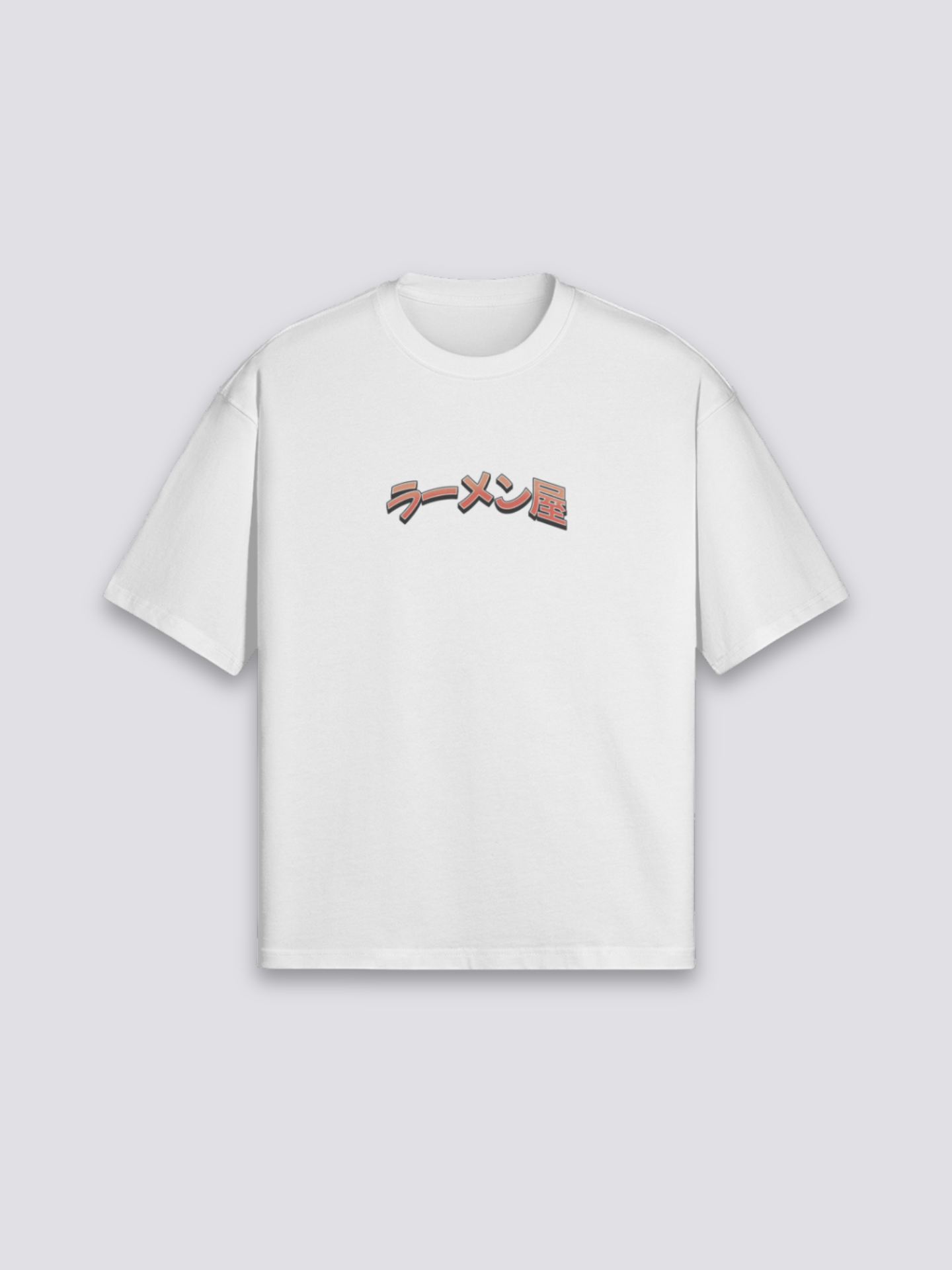 Camiseta astronauta ramen torii estampado japonés oversize