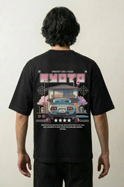 Camiseta Kioto calle de cerezos estampado japonés oversize Ropa Japonesa