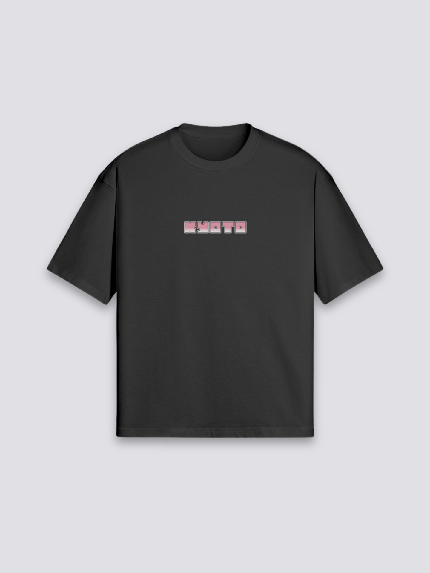 Camiseta Kioto calle de cerezos estampado japonés oversize