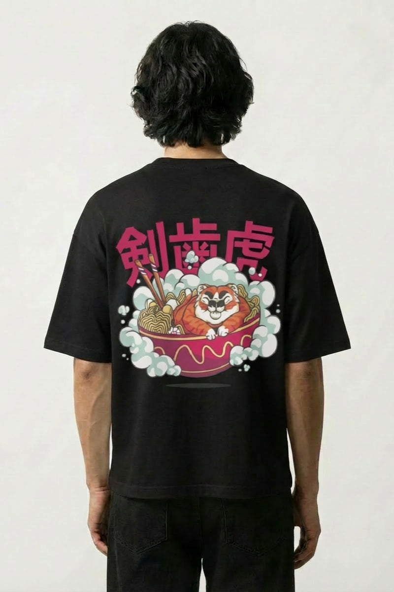 Camiseta con escritura japonesa - らーめん camiseta japonesa streetwear Ropa Japonesa