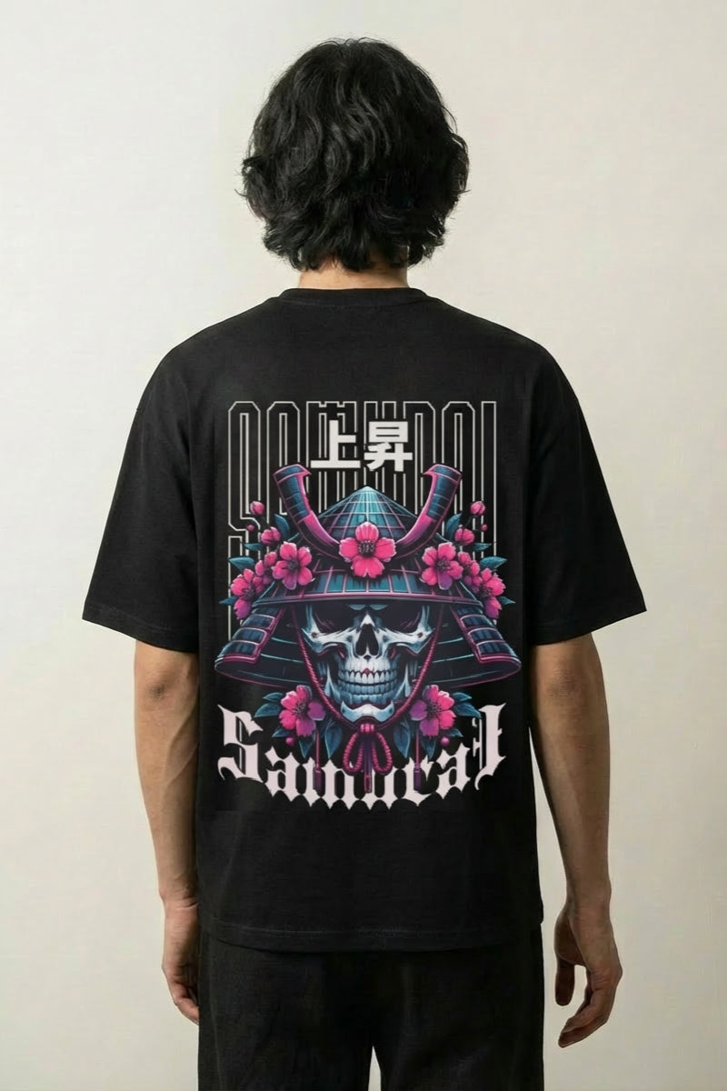 Camiseta Cyberpunk Samurai - さむらい camiseta japonesa streetwear Ropa Japonesa