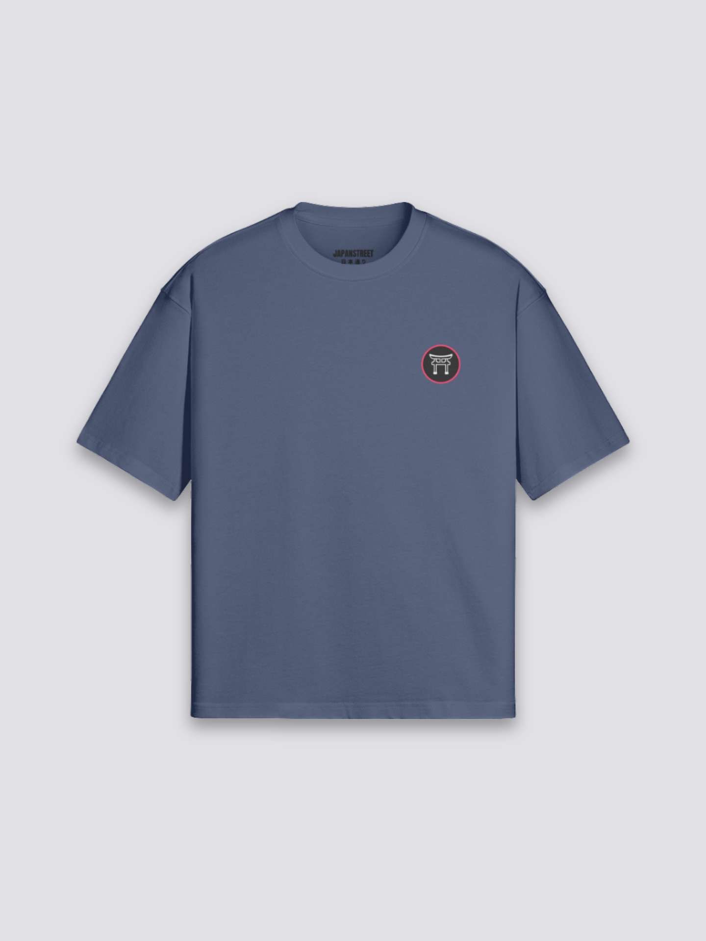 Camiseta manga psycho yokai estampado japonés oversize