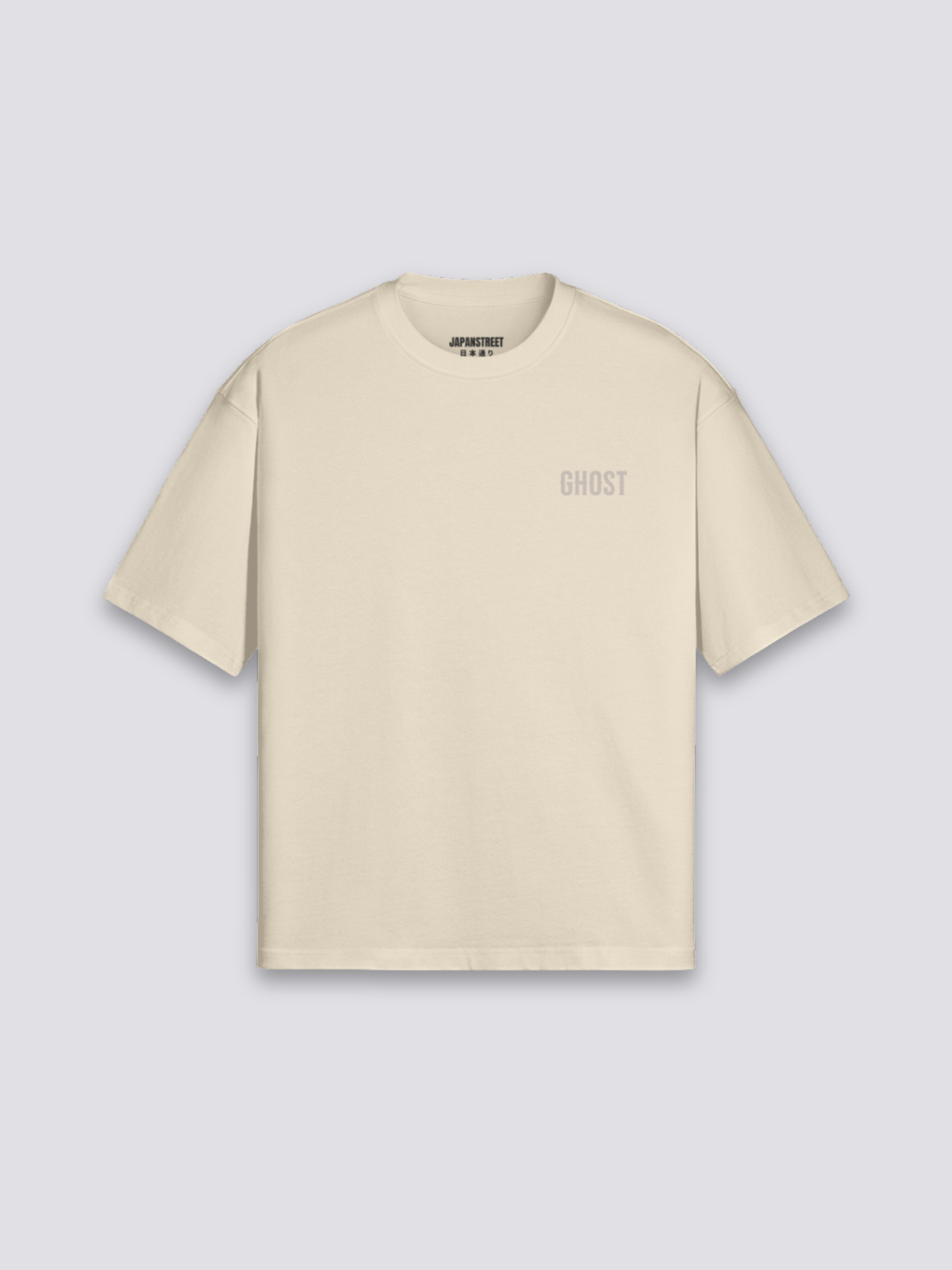Camiseta estilo japonés samurái cyberpunk estampado japonés oversize
