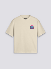 Camiseta Tokio Fuji futurista estampado japonés oversize