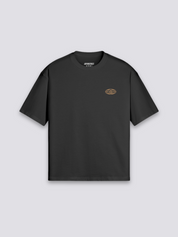 Camiseta dragón japonés dorado estampado japonés oversize