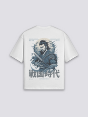 Camiseta escritura japonesa caligrafía estampado japonés oversize