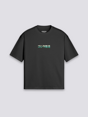 Camiseta monstruo gigante kaijū estampado japonés oversize