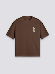 Camiseta carpa koi en la ola estampado japonés oversize