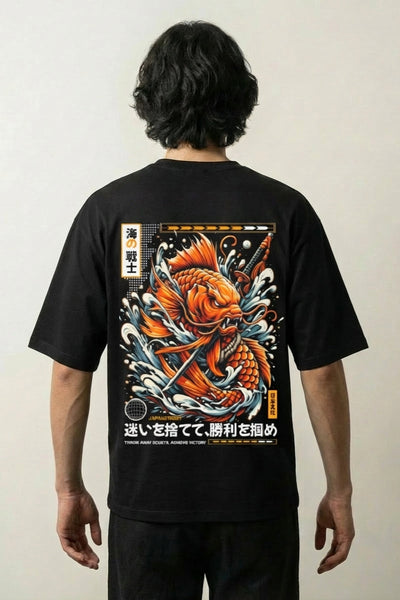 Camiseta gráfica japonesa - ランチュウ
