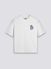 Camiseta Harajuku personajes funky estampado japonés oversize