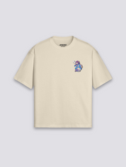 Camiseta Harajuku personajes funky estampado japonés oversize