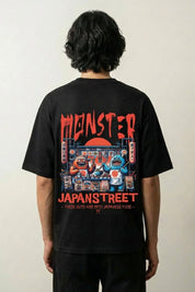 Camiseta food truck yatai estampado japonés oversize Ropa Japonesa