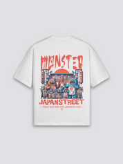 Camiseta food truck yatai estampado japonés oversize