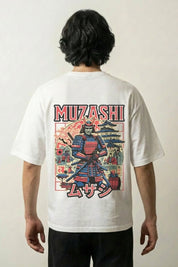Camiseta estampa samurái ukiyo-e estampado japonés oversize Ropa Japonesa