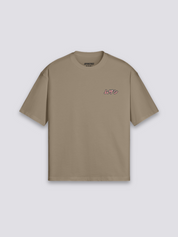 Camiseta estampa samurái ukiyo-e estampado japonés oversize
