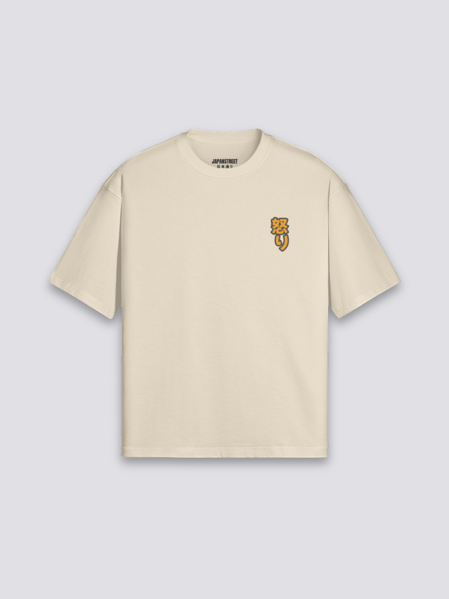Camiseta dragón en furia estampado japonés oversize
