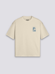 Camiseta Ola de Kanagawa estampado japonés oversize