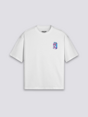 Camiseta kawaii leche de fresa estampado japonés oversize