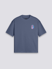 Camiseta kawaii leche de fresa estampado japonés oversize