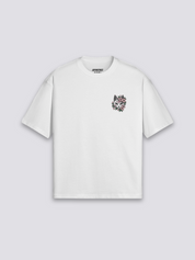 Camiseta Kitsune estampado japonés oversize