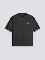 Camiseta mariposa japonesa estampado japonés oversize