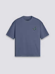 Camiseta mariposa japonesa estampado japonés oversize